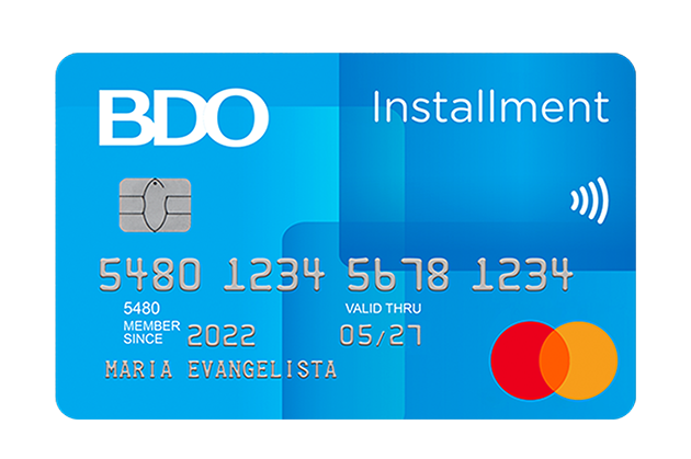 BDO Installment Card