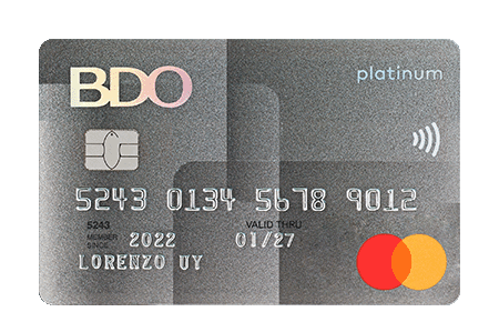 BDO Platinum Mastercard