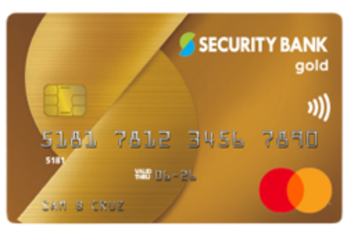 Security Bank Gold Mastercard