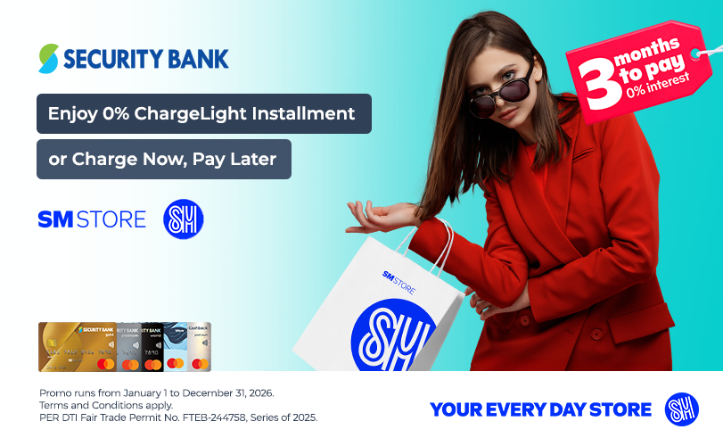 Security Bank SM Store installment promo official image